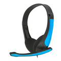 Căști stereo Freestyle FH4088BL cu microfon, albastru (FH4088BL)