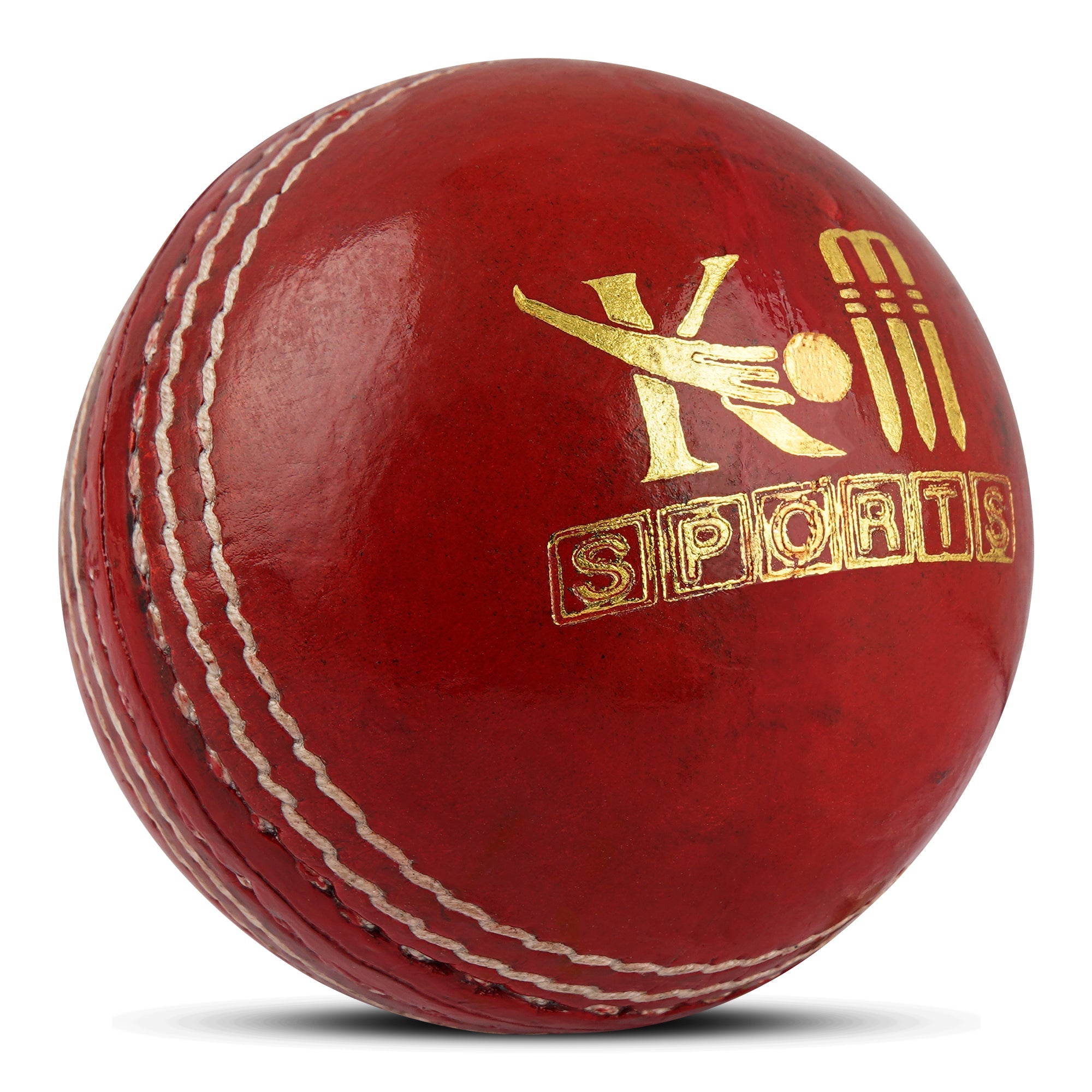 Leather Cricket Ball – Red & White 156g | KM SPORTS | Buy Online in UAE, Dubai & Abu Dhabi