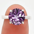 Fancy Cut Premium African Amethyst Ring size-7 R-1019 11-ER10027