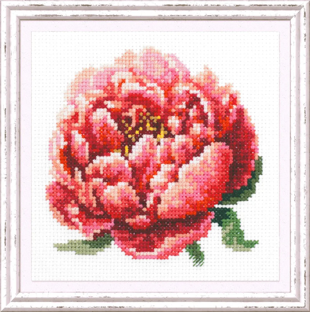 Red Peony 150-009 Counted Cross-Stitch Kit-2