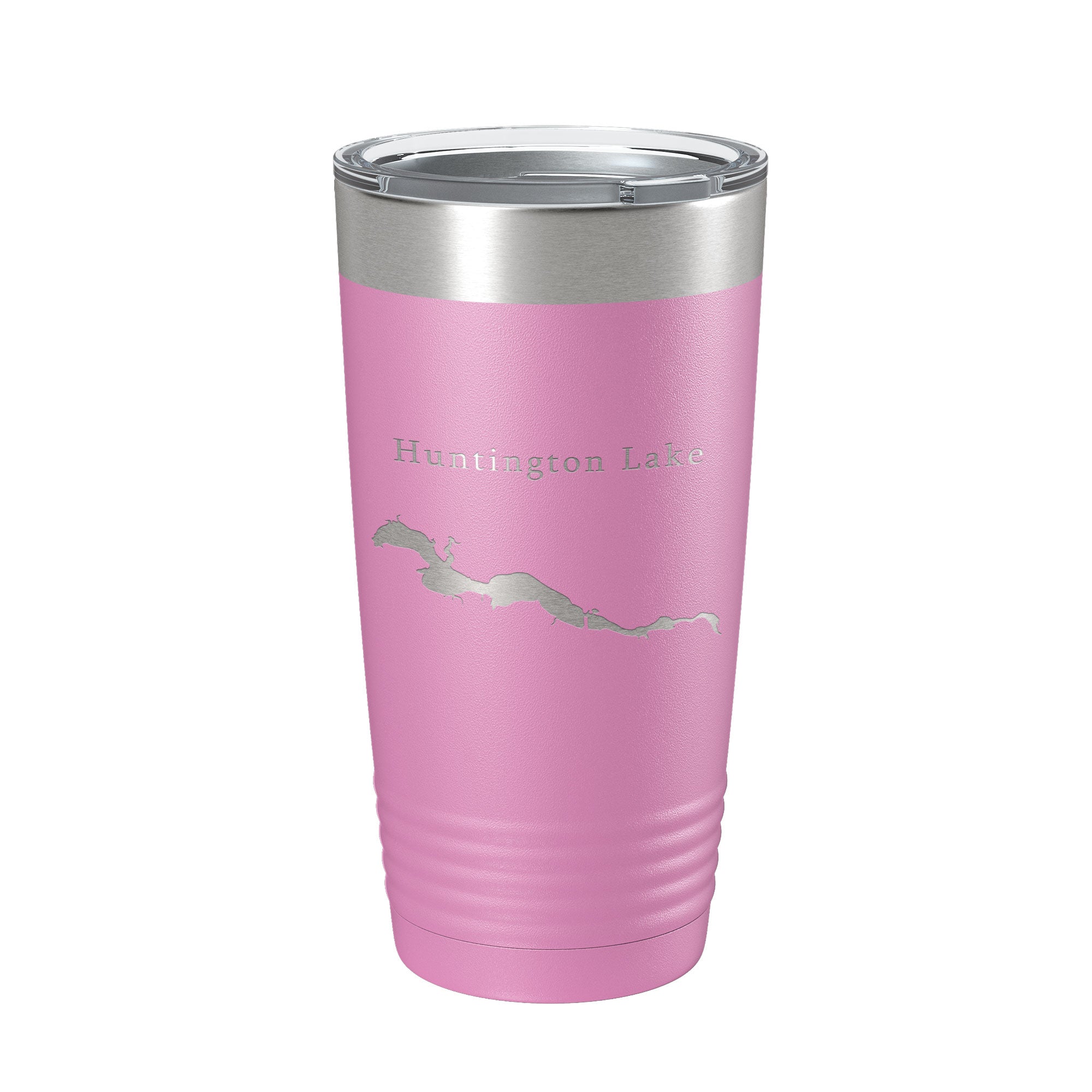 Huntington Lake Map Tumbler Travel Mug Insulated Laser Engraved Coffee Cup Indiana 20 oz