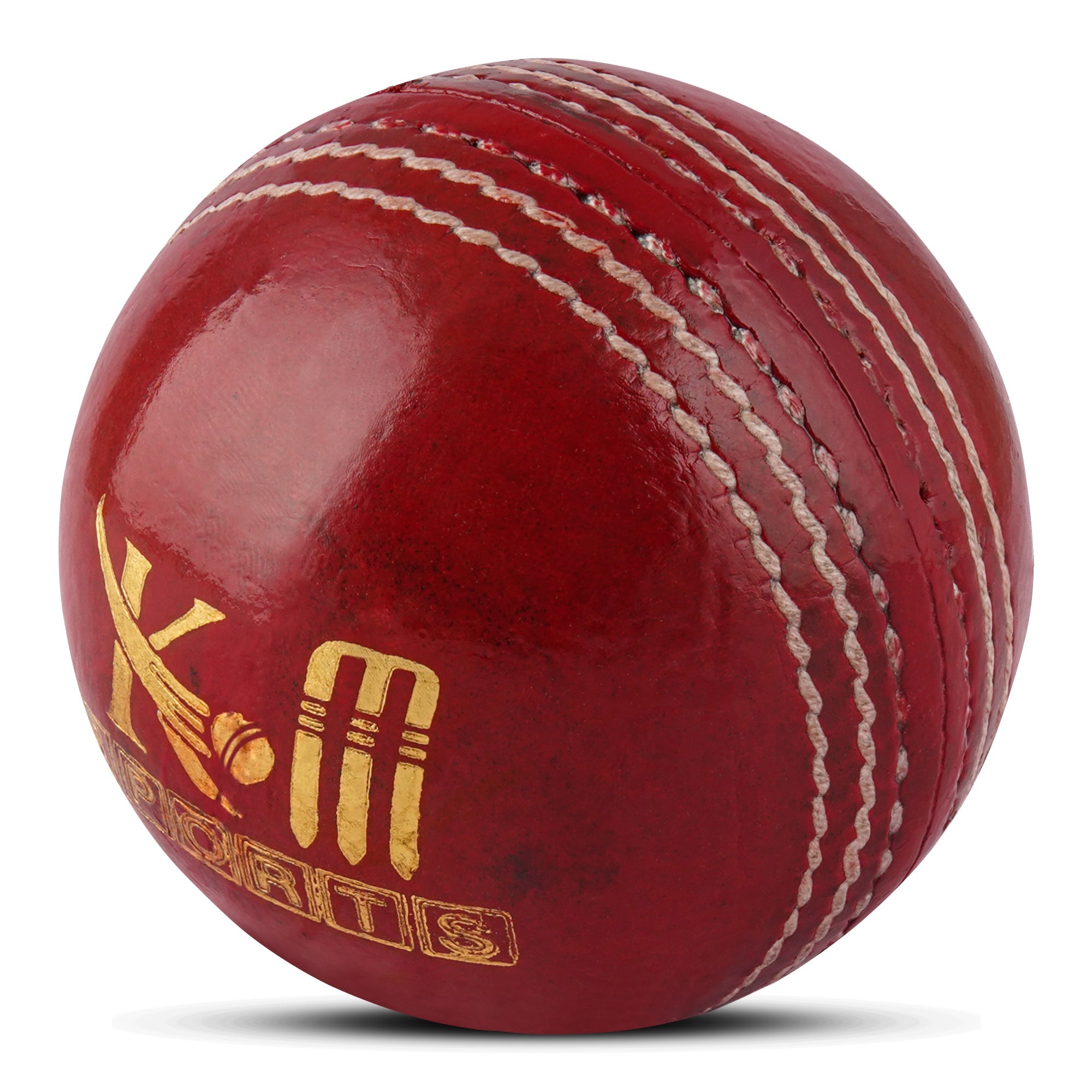 Leather Cricket Ball – Red & White 156g | KM SPORTS | Buy Online in UAE, Dubai & Abu Dhabi