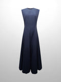 Taffeta Bubble Jumper-Navy
