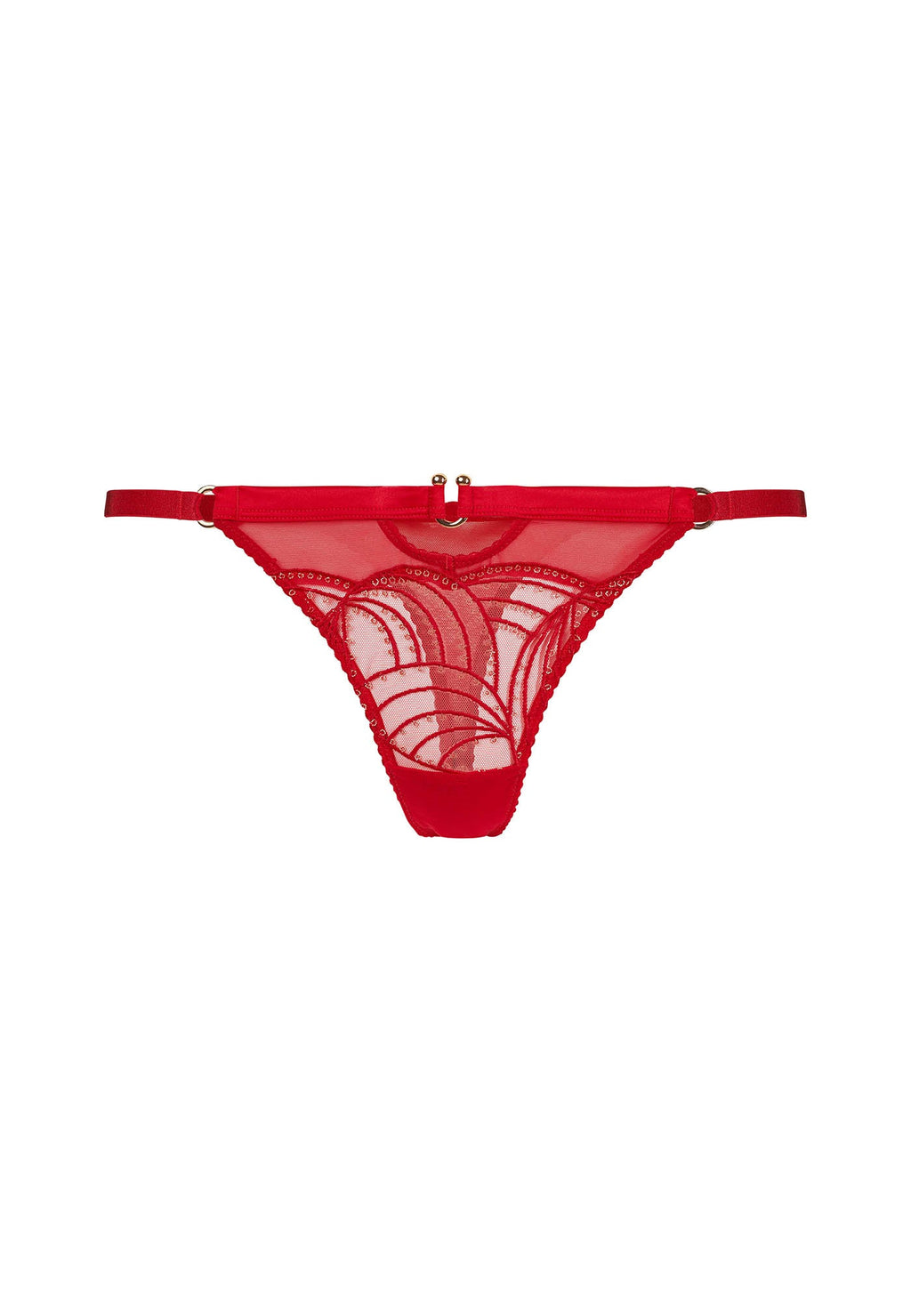 Gossard Viva Red Sheer Thong Panty