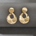 Party Decoration for Women Gold Geometric Water Drop Statement Dangle Earrings