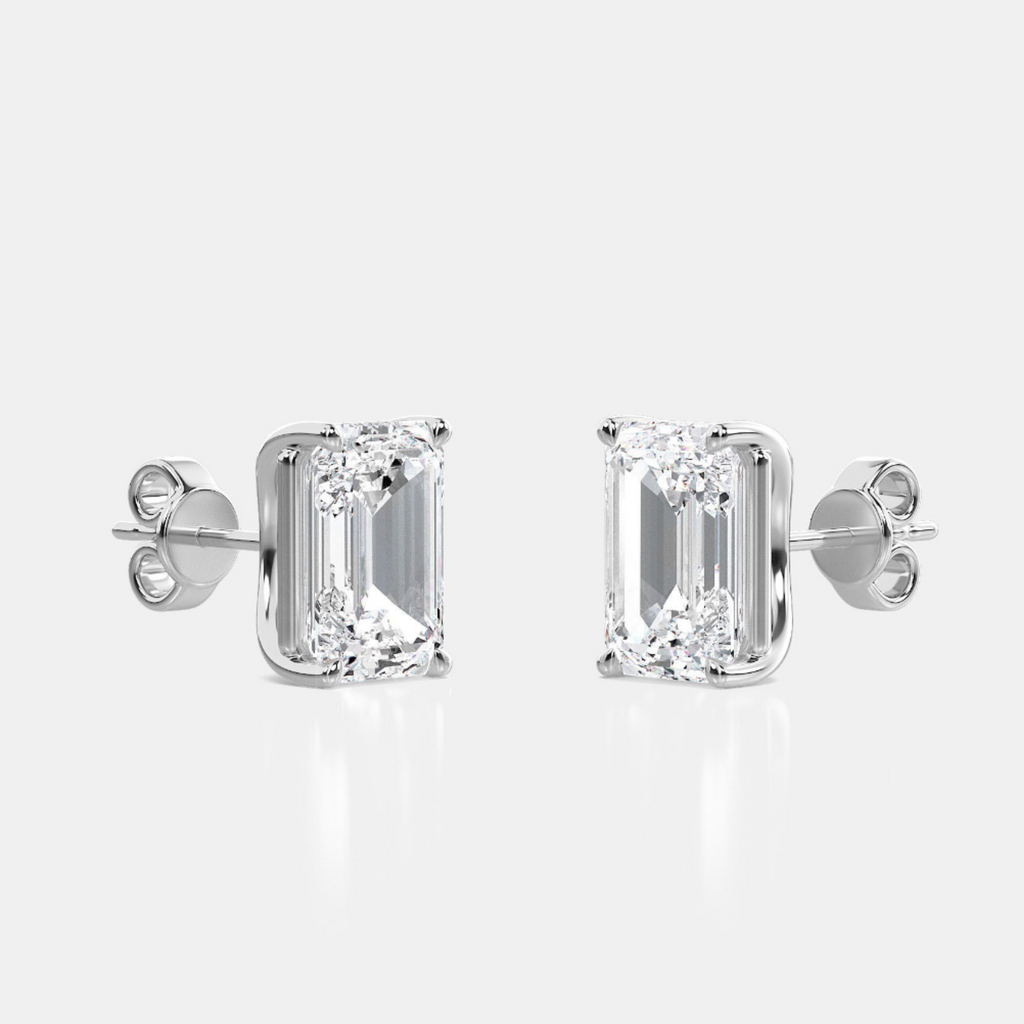 Emerald Stud Earrings