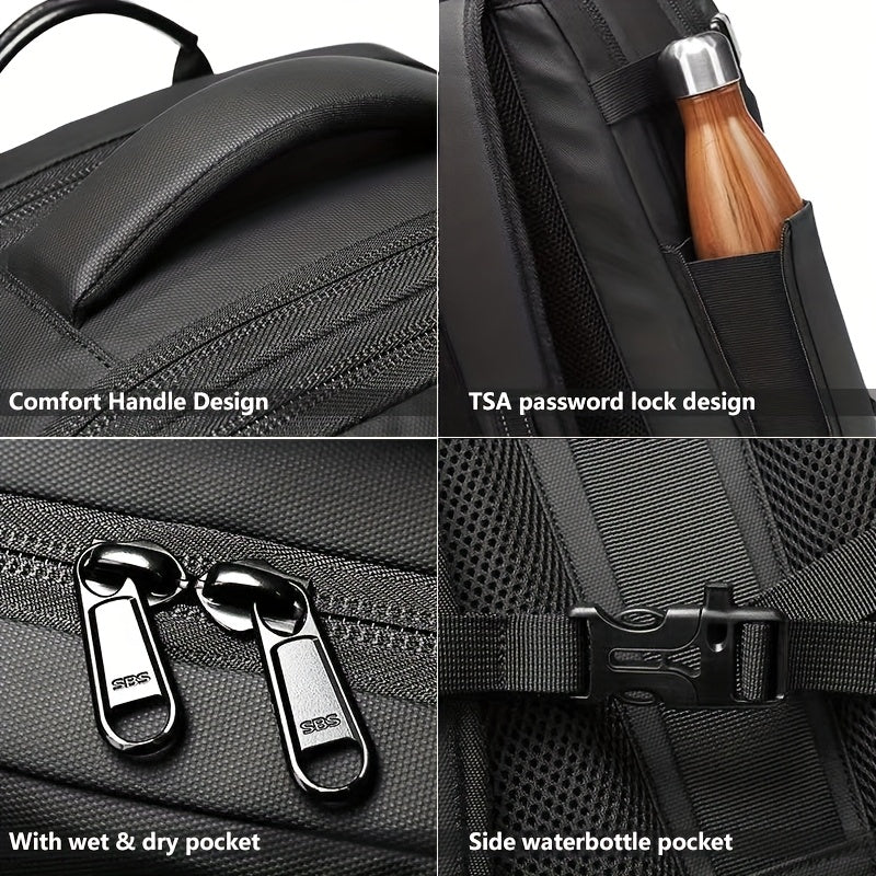 NNETM Compression Travel Laptop Backpack