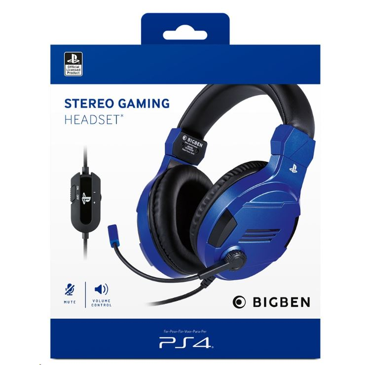 Nacon Stereo Gaming Headset V3 kék PS4/PC
