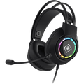 DELTACO DH220 Gaming Headset USB Stereo RGB Fekete