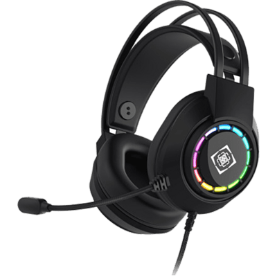 DELTACO DH220 Gaming Headset USB Stereo RGB Fekete