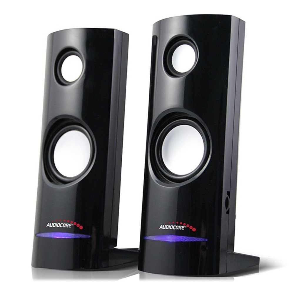 AudioCore AC860 2.0 stereo hangfal 8W USB fekete
