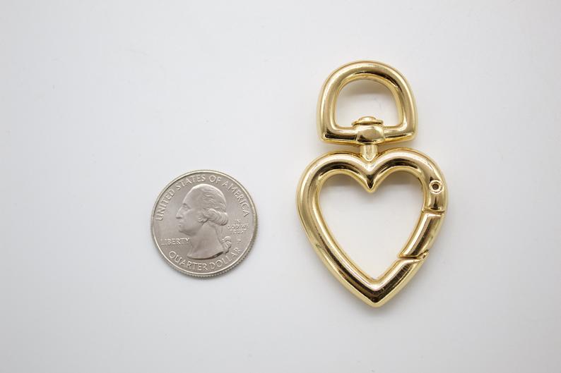 18K Gold Filled Heart Latch (XX13)