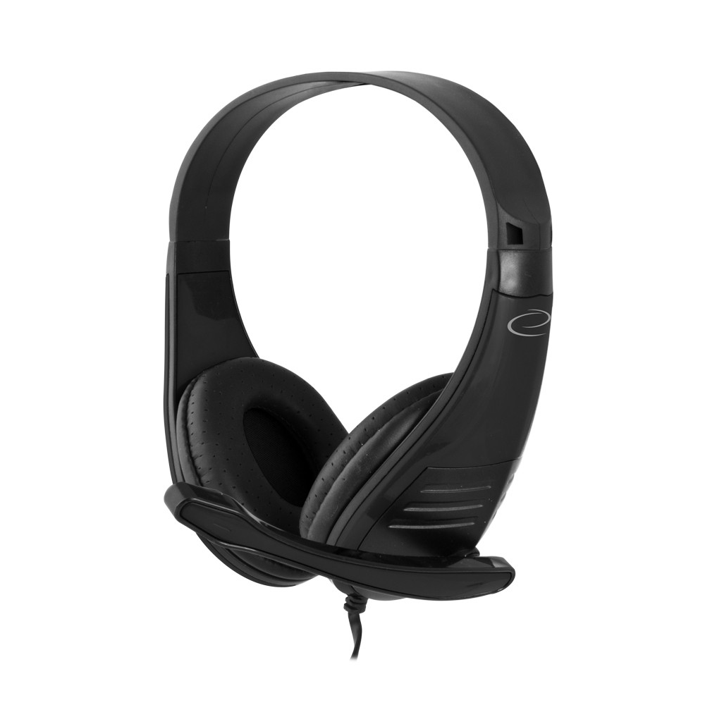 Căști stereo Esperanza EH209 Mento cu microfon - Negru (EH209)