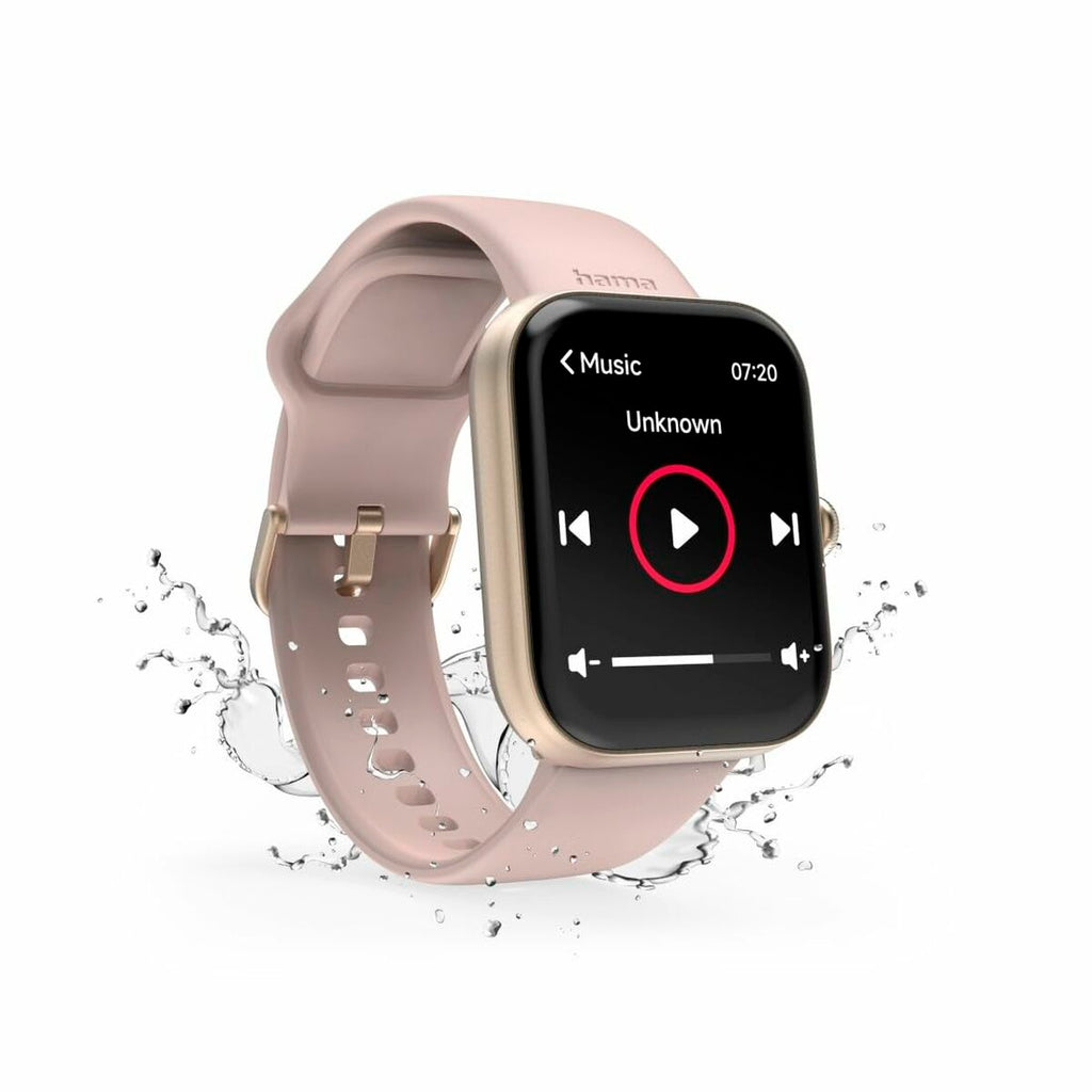 Smartwatch Hama 00178615 FIT WATCH 5000 Pink Rose Gold 1,65"