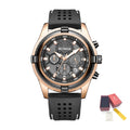 RUIMAS Top Luxury Quartz Wristwatches Men Silicone Large Dial  Military Sports Watches Waterproof Luminous Date Reloj Hombre 311