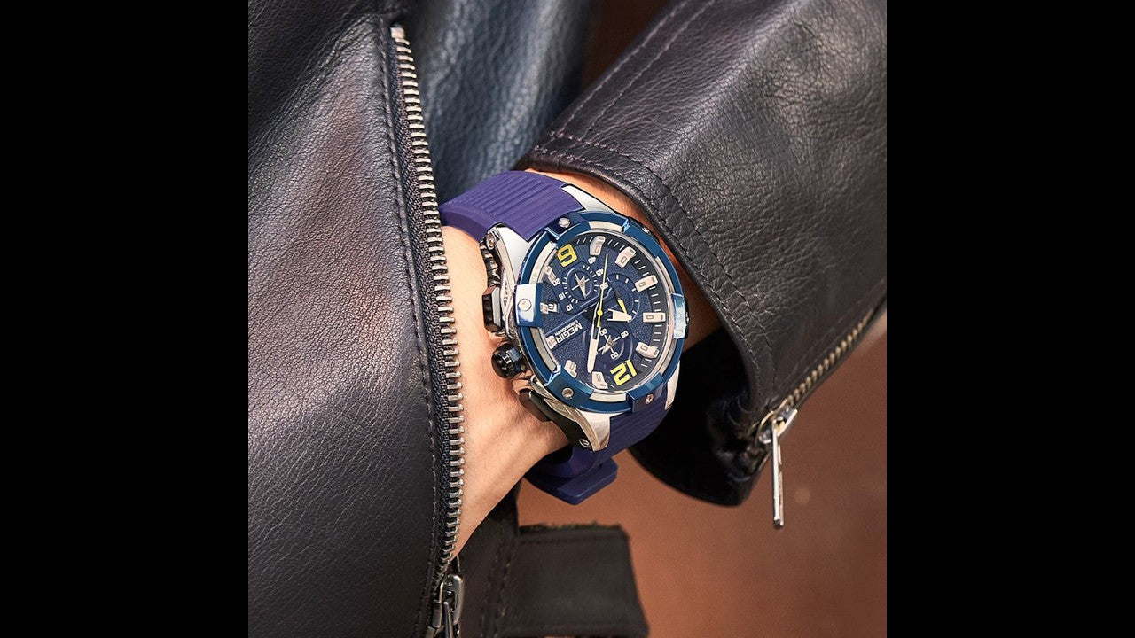 MEGIR Men's Chronograph Original Top Luxury Sports Military Watches for Men Date Luminous Wristwatches Clock Relogio Masculino 2161
