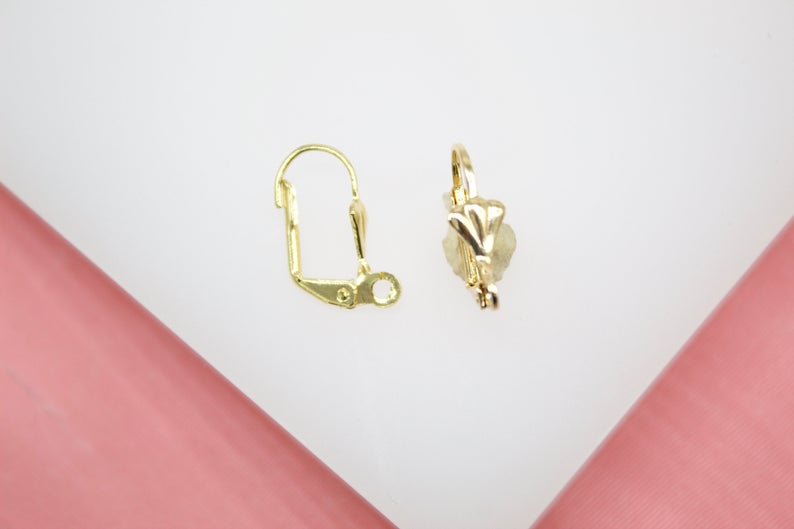 Gold 16mm French Lever Back Hook (XX13)