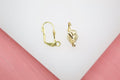 Gold 16mm French Lever Back Hook (XX13)