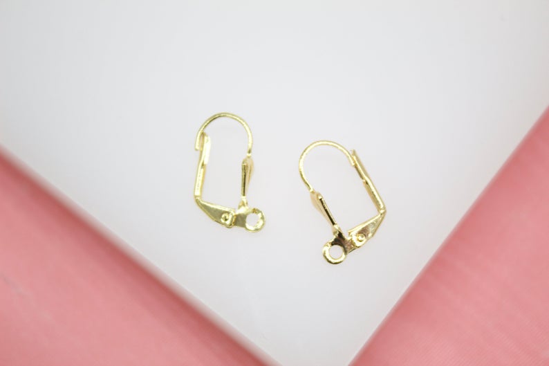 Gold 16mm French Lever Back Hook (XX13)