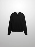 Waffle Wave Sweater- Solid Black