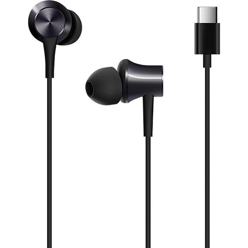 Techonic Xiaomi Piston Stereo Fülhallgató USB-C, Fekete