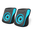 Esperanza Flamenco EP140KB USB Stereo 2.0 Hangszóró - Fekete/Kék