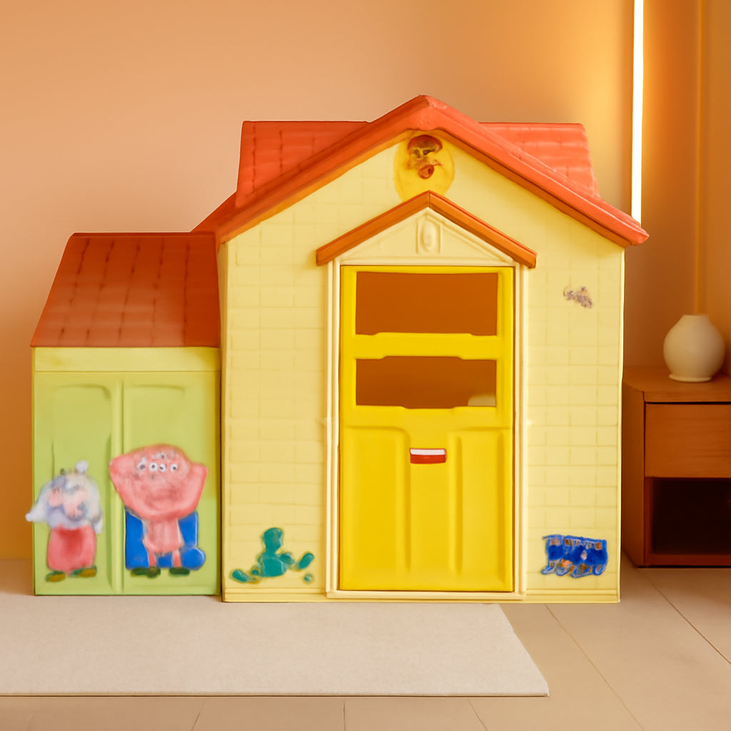 Peppa Pig Multipurpose Playhouse Outdoor Doors Tunnel
