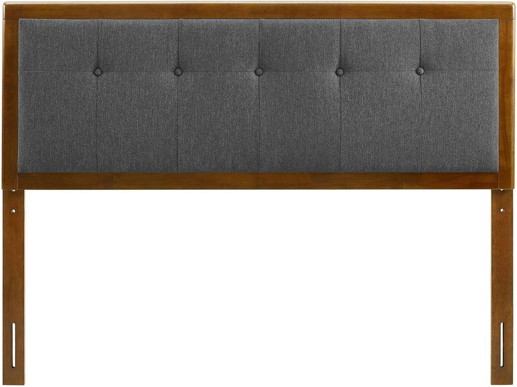 Modern Tufted Queen Headboard with Foam Padding
