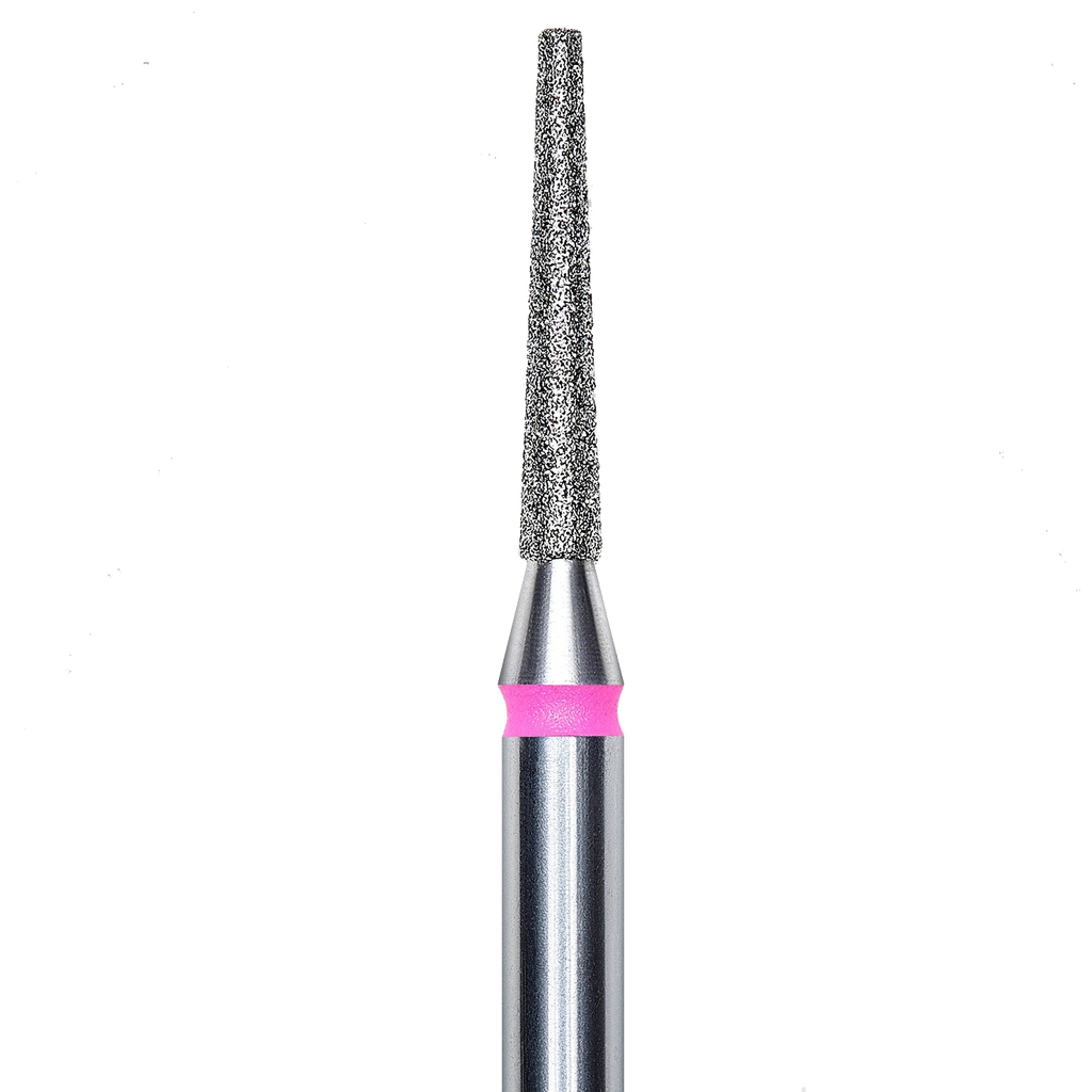 DIAMOND NAIL DRILL BIT, "FRUSTUM", RED, HEAD DIAMETER 1.8/8MM (FA70R018/8) - STALEKS™-1