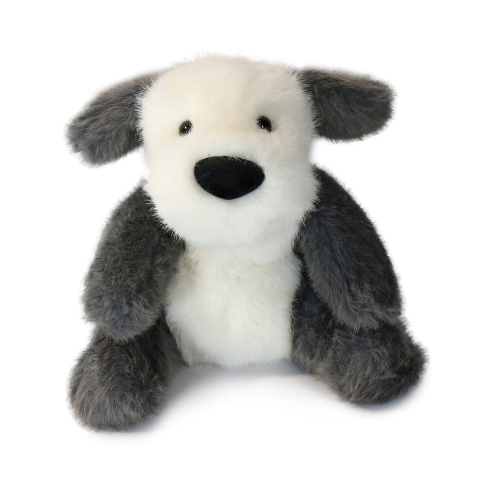 10-inch Plush Toy Stormy Dog with Gray Fur