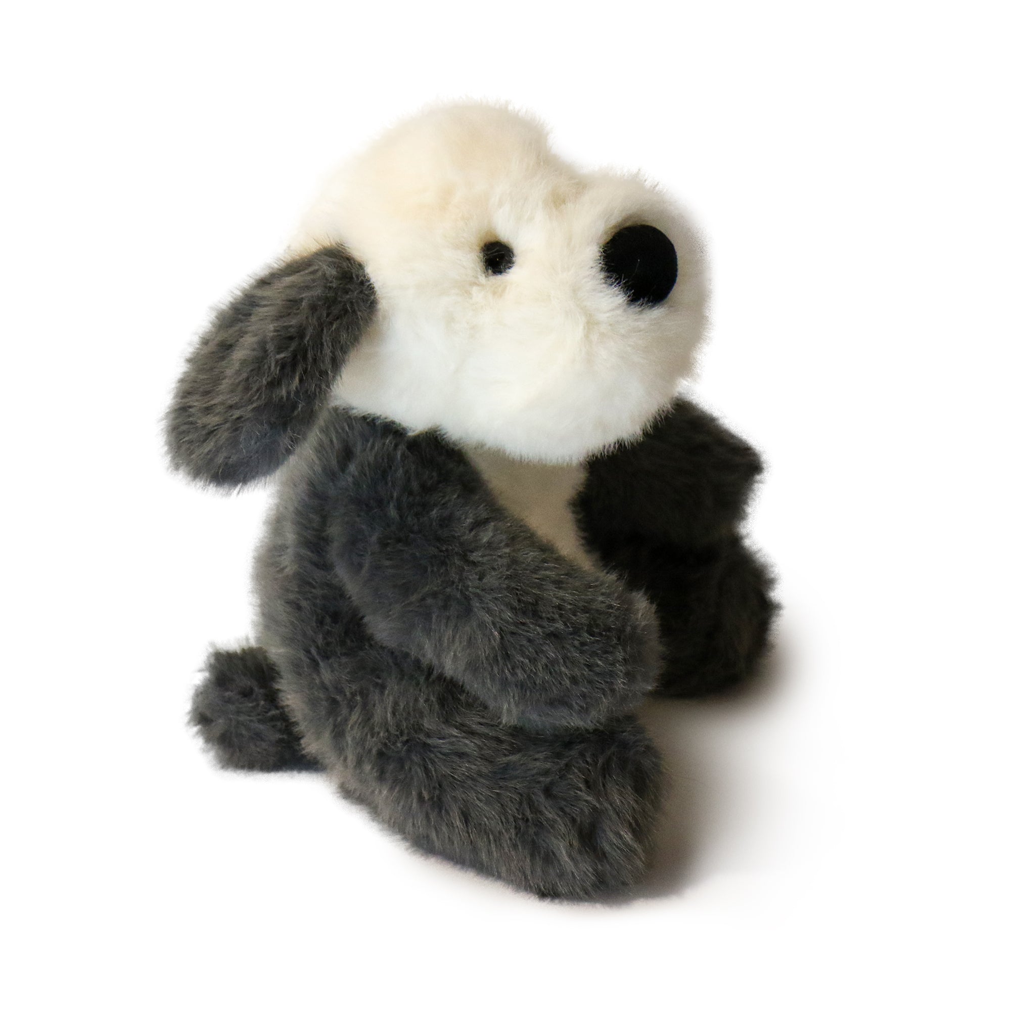 10-inch Plush Toy Stormy Dog with Gray Fur