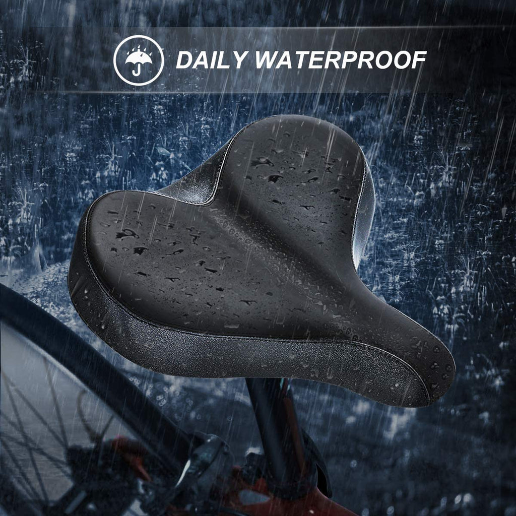 YS 3, YLG Oversized Comfort Bike Saddle Memory Foam, Waterproof, 13.5"W For Outdoor Bike