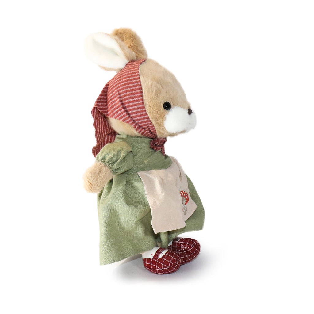 11-inch Thistle Rabbit with Green Dress