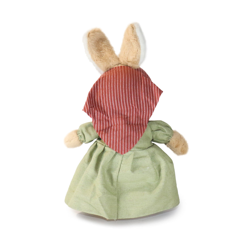 11-inch Thistle Rabbit with Green Dress
