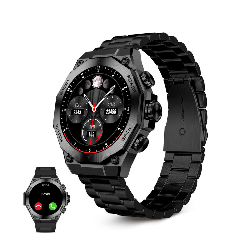 Smartwatch KSIX Titanium Black 1,43"