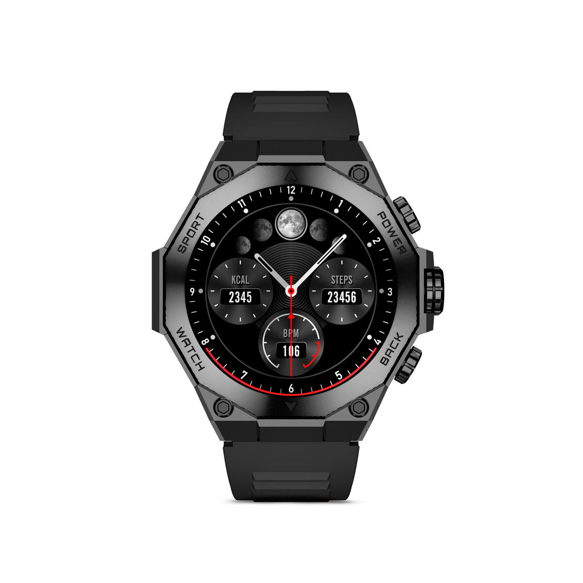 Smartwatch KSIX Titanium Black 1,43"