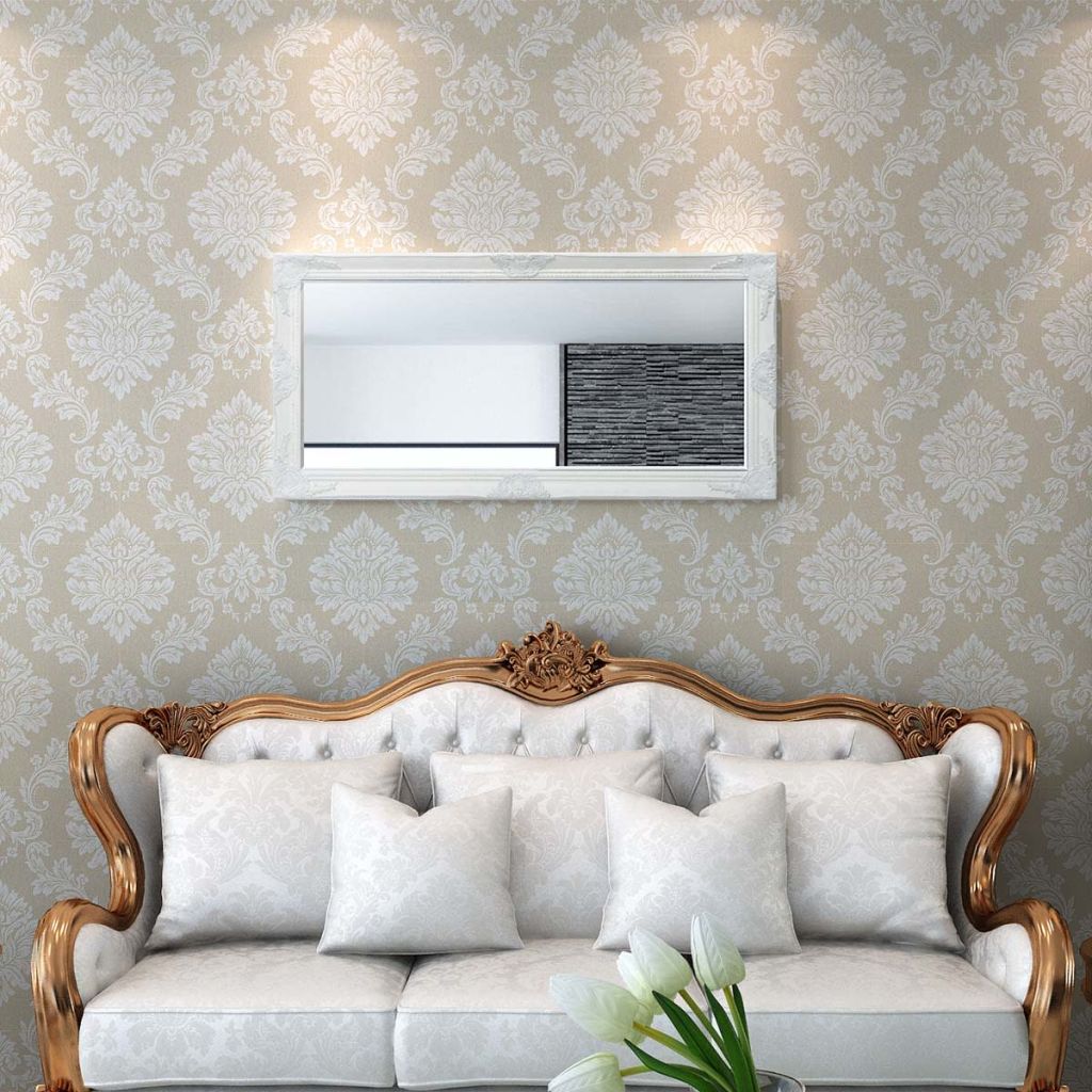 vidaXL Wall Mirror Baroque Hanging Wall Mirror Decor for Bedroom Living Room-4