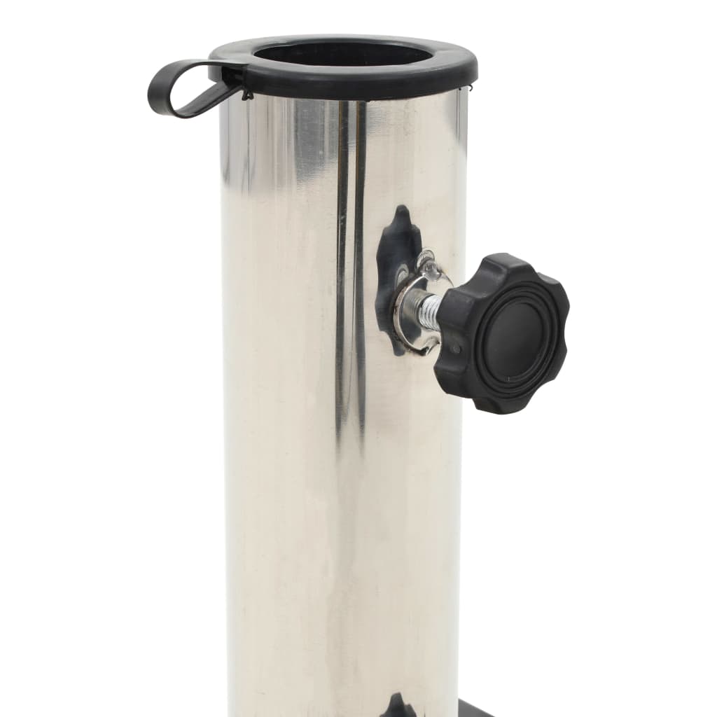 vidaXL Parasol Base Granite 62.8 lb Square Black-1