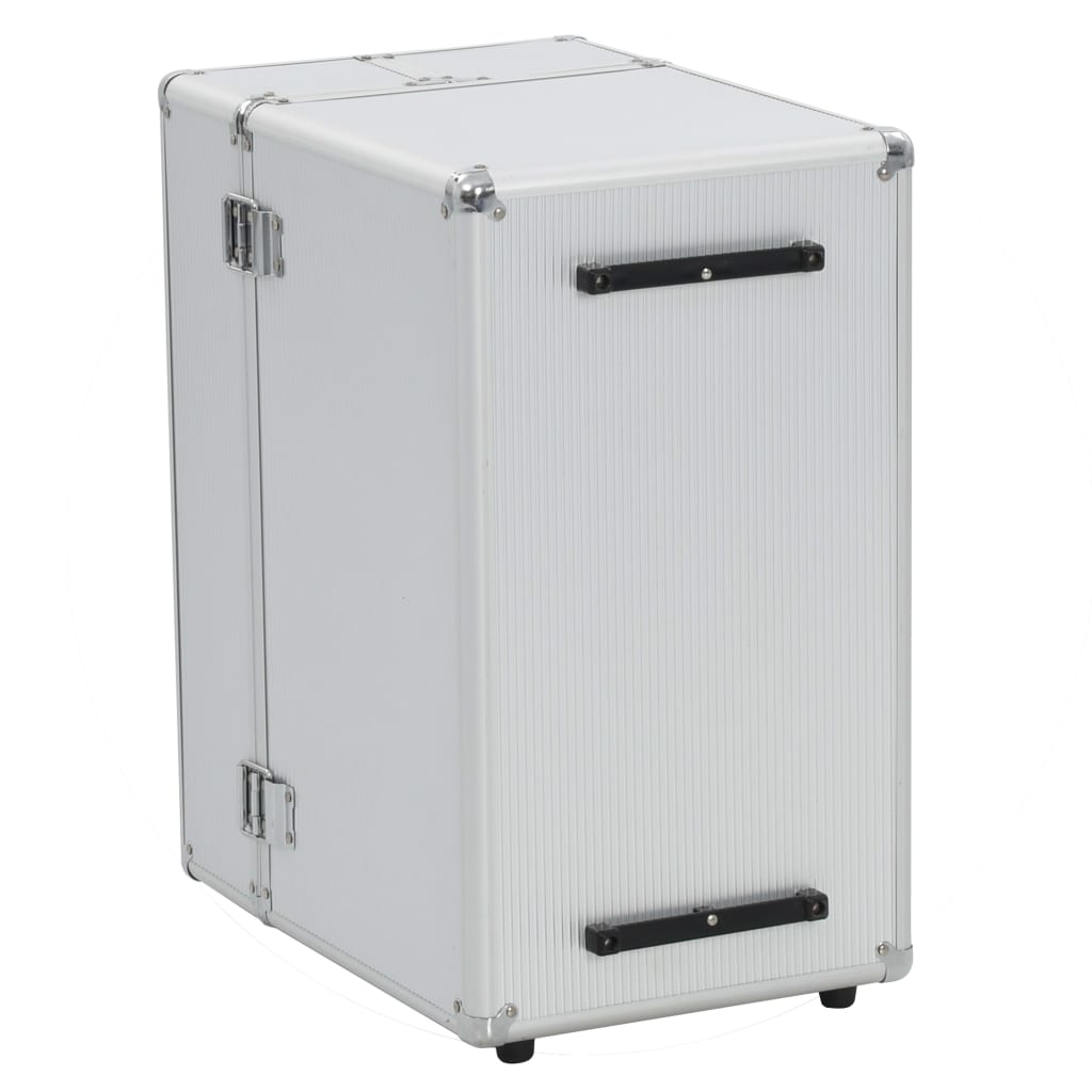 vidaXL Pilot Trolley 18.5"x15.4"x10.6" Silver Aluminum