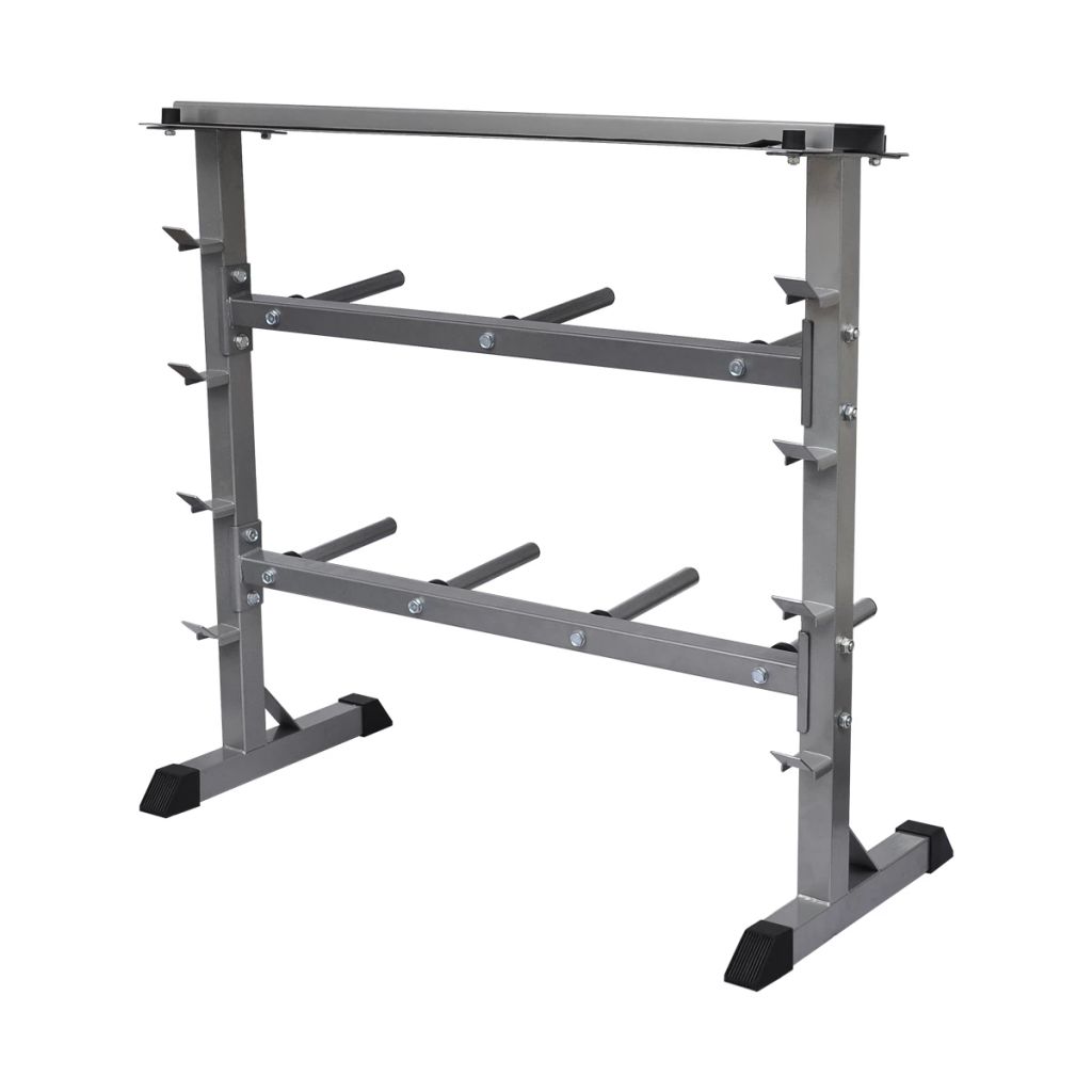 vidaXL Dumbbell Barbell Rack