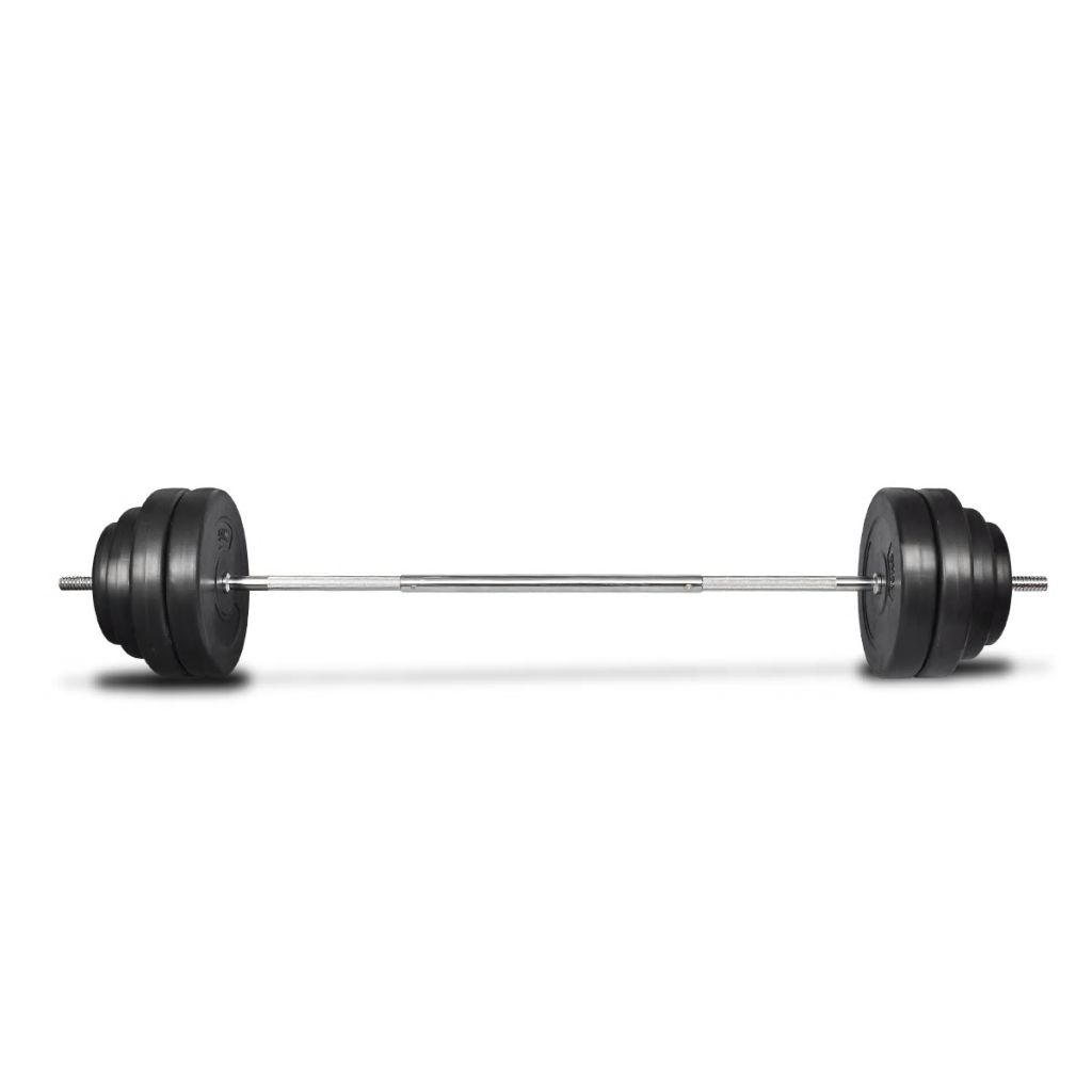 vidaXL Barbell with Plates Set 132.3 lb