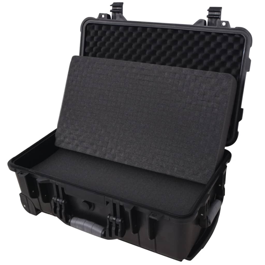vidaXL Wheel-equipped Tool with Pick and Pluck Equipment Case Storage Cabinet