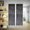 vidaXL Wall Sticker Blackboard Self Adhesive Chalkboard 2 Rolls with Chalks