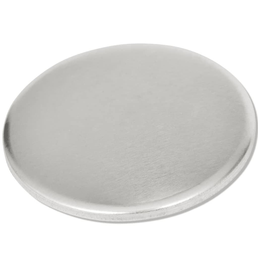 vidaXL Pinback Buttons Pin Badges Button Parts Supplies Metal Front 1" Round