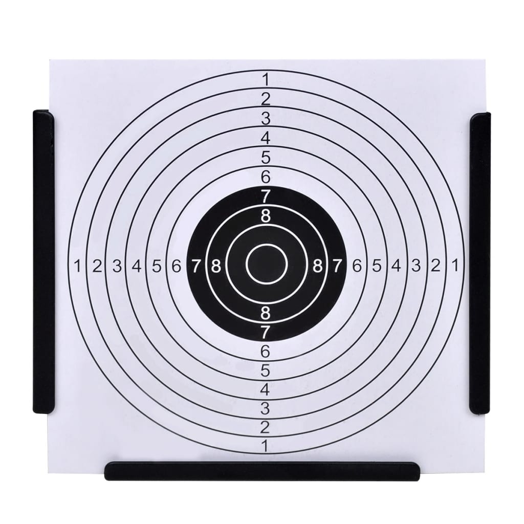 vidaXL 5.5" Funnel Target Holder Pellet Trap + 100 Paper Targets