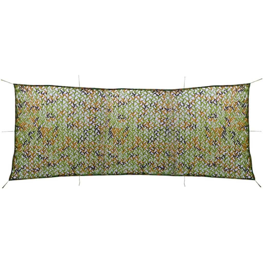 vidaXL Camouflage Net Mesh Net Bulk Roll Decor Hunting Blind with Storage Bag