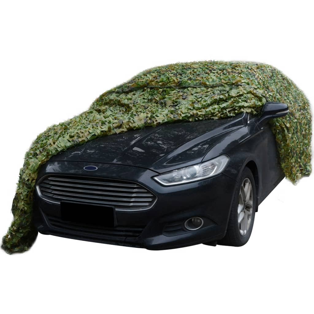 vidaXL Camouflage Net Mesh Net Bulk Roll Decor Hunting Blind with Storage Bag