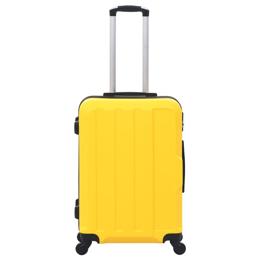 vidaXL Suitcase Set 3 Pcs Travel Luggage Suitcase Bag Hardcase Trolley Set ABS