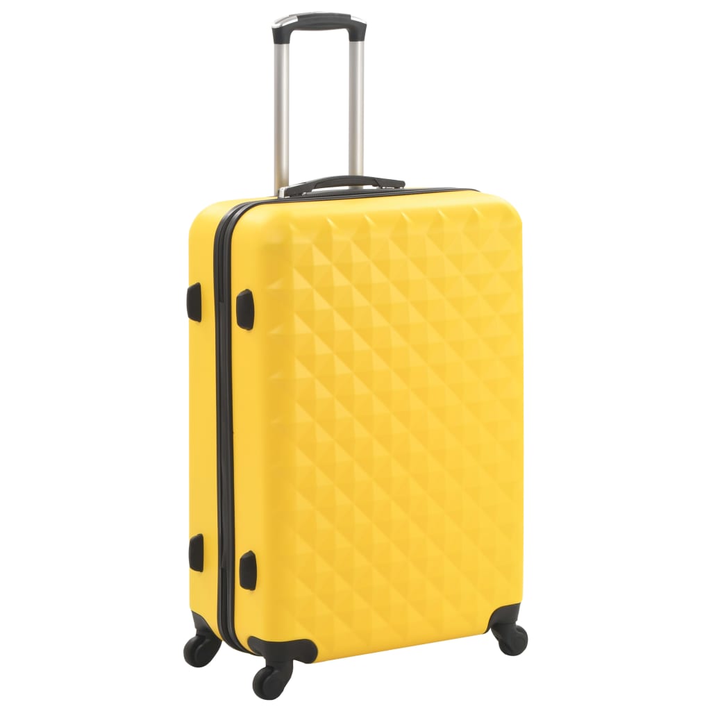 vidaXL Suitcase Set 3 Pcs Travel Luggage Suitcase Bag Hardcase Trolley Set ABS