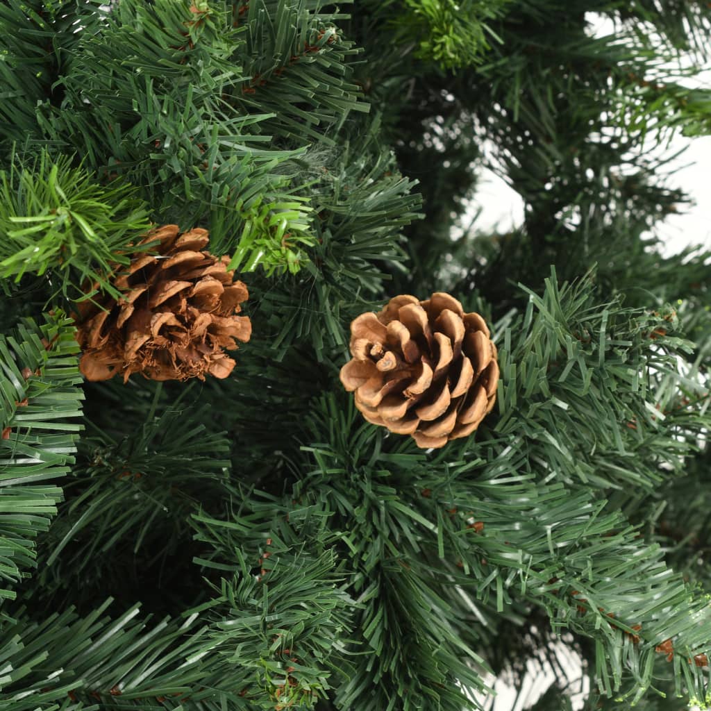 vidaXL Christmas Tree Holiday Decoration Artificial Xmas Tree with Pine Cones